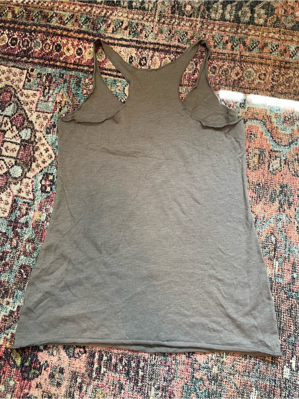 Keep Nature Wild Women's Brown Graphic Tank Top with Yellow Bear Print - Picture 3 of 10